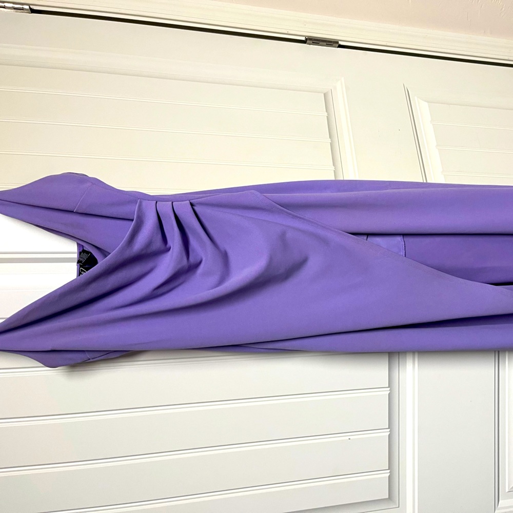 Bridesmaid dress or wedding guest dress lilac purple long dress